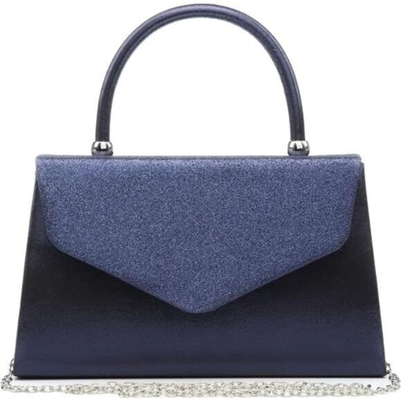 Women's Evening Bag Party Clutches Blue - Picture 1 of 5